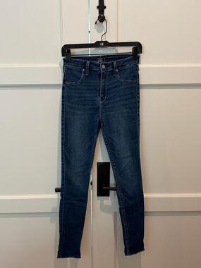 Abercrombie & Fitch Simone High-Rise Jean Leggings Dark Wash 27